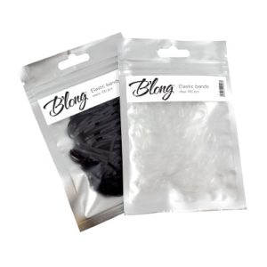 BLONG Elastic bands 100 pcs. BLACK tarjous