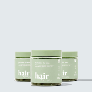 Hair Formula Gummies For Men - 3 kuukautta (3 purkkia = 270 gummies) tarjous