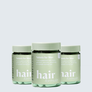Hair Formula Tablets for Men - 3 kuukautta (3 purkkia = 180 tablettia) tarjous