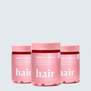Hair Formula Tablets for Women - 3 kuukautta (3 purkkia = 180 tablettia) tarjous