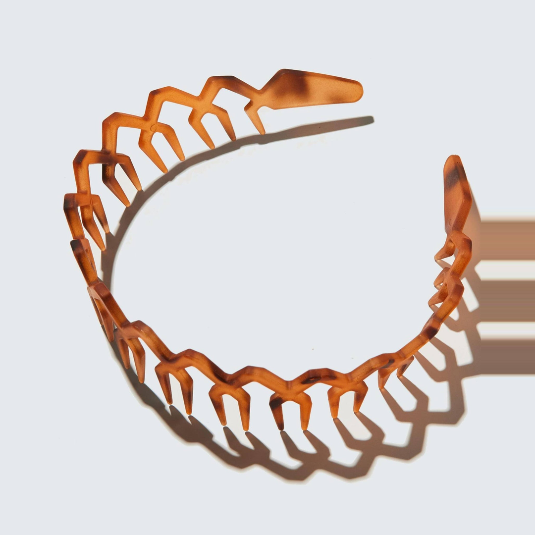 Wide Zig Zag Headband with Teeth