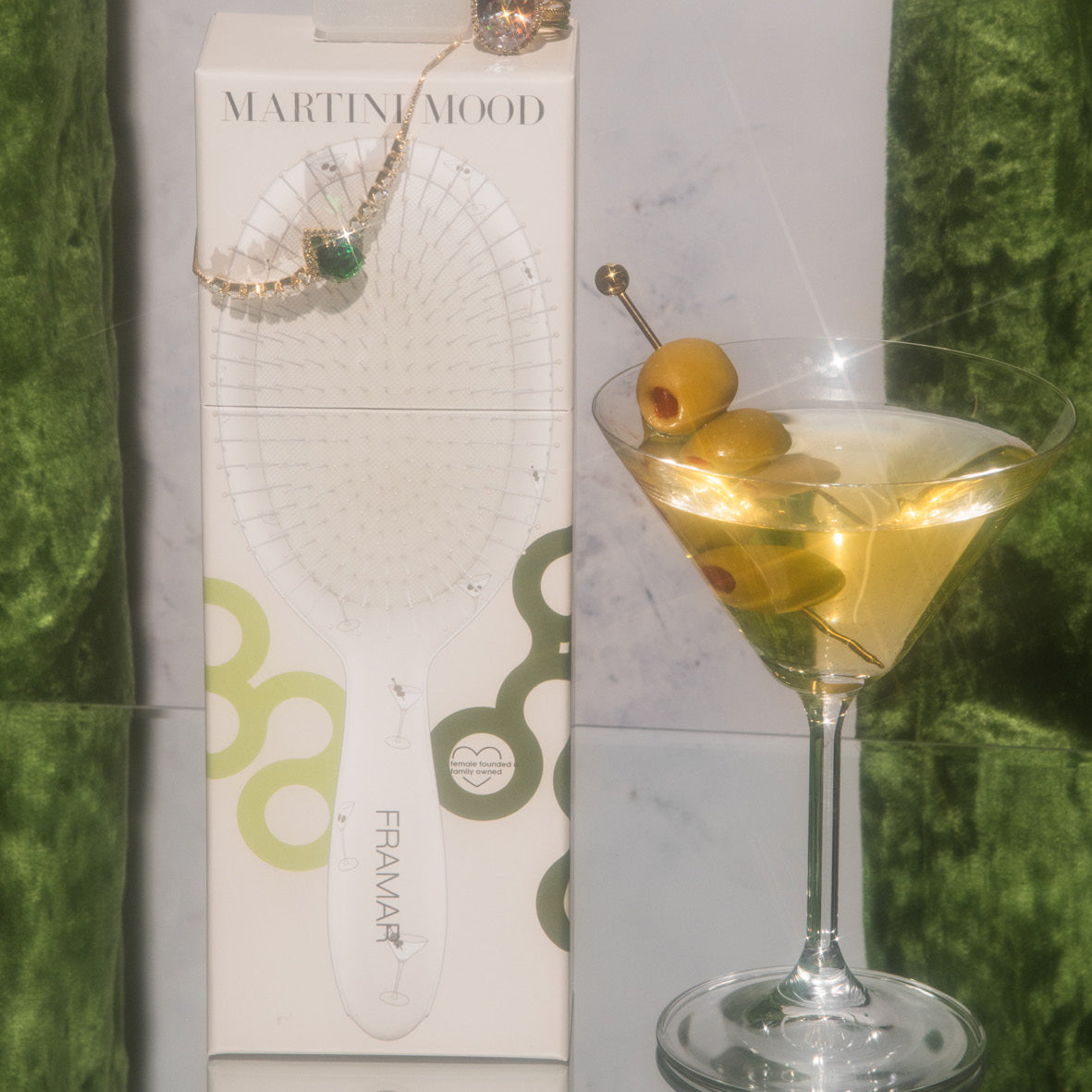 FRAMAR Detangle Brush Extra Dirty - Martini Mood tarjous