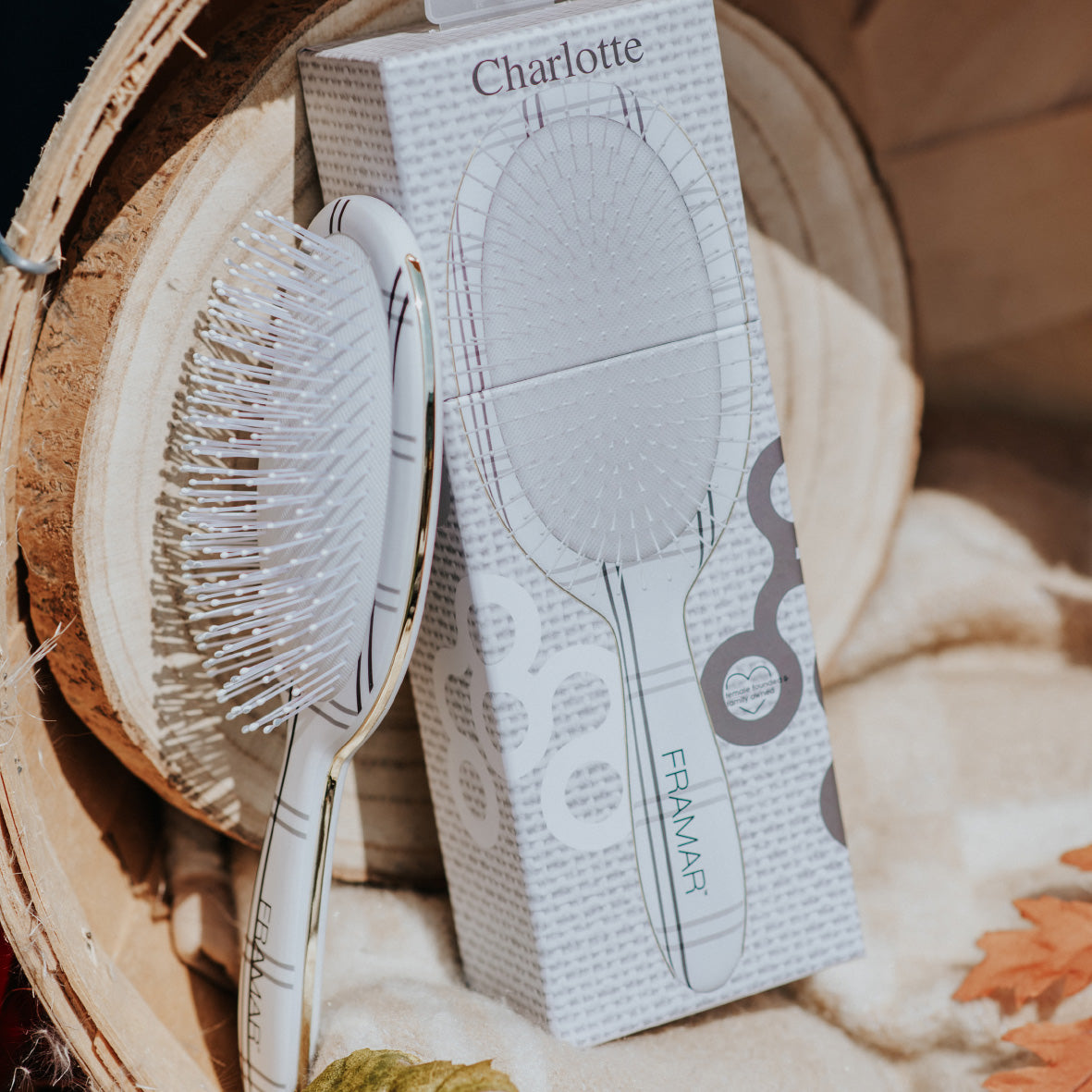 FRAMAR Plaid Hair Day - Detangle Brush