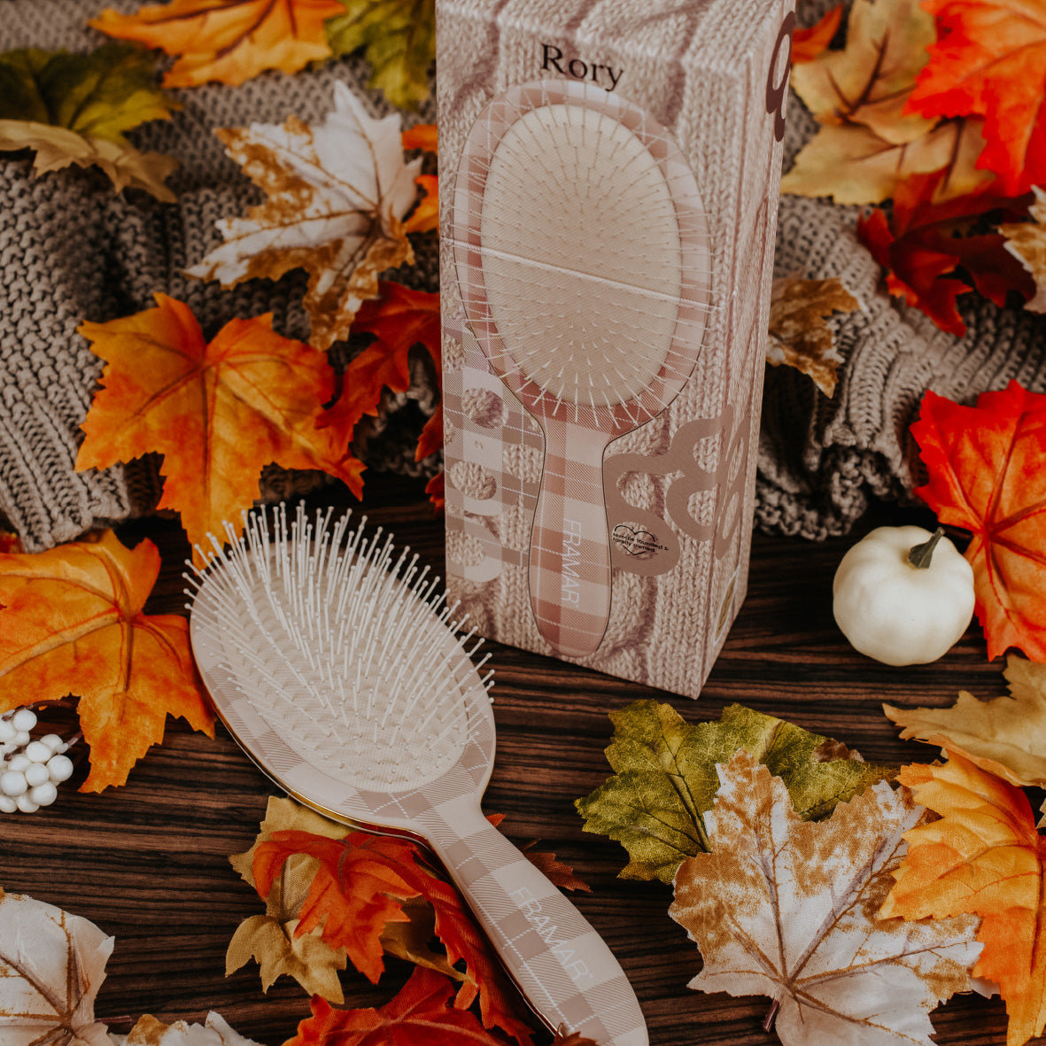 FRAMAR Plaid Hair Day - Detangle Brush
