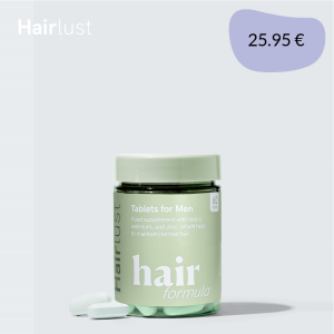 Hair Formula Tablets for Men - 1 kuukausi (1 purkki = 60 tablettia) tarjous