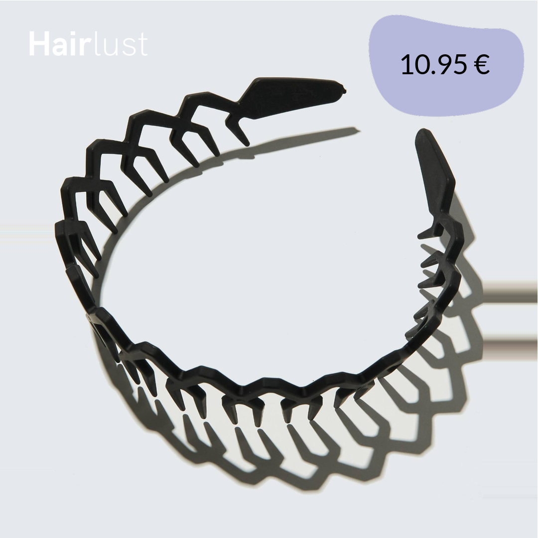 Wide Zig Zag Headband with Teeth