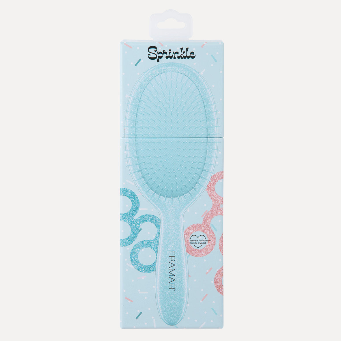 FRAMAR Cookie Cutter Detangle Brush - Sprinkle tarjous